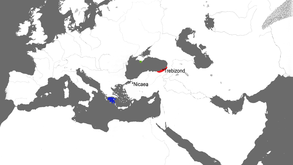 Byzantine Empire Greek 1458 Morea Trebizond Theodoro